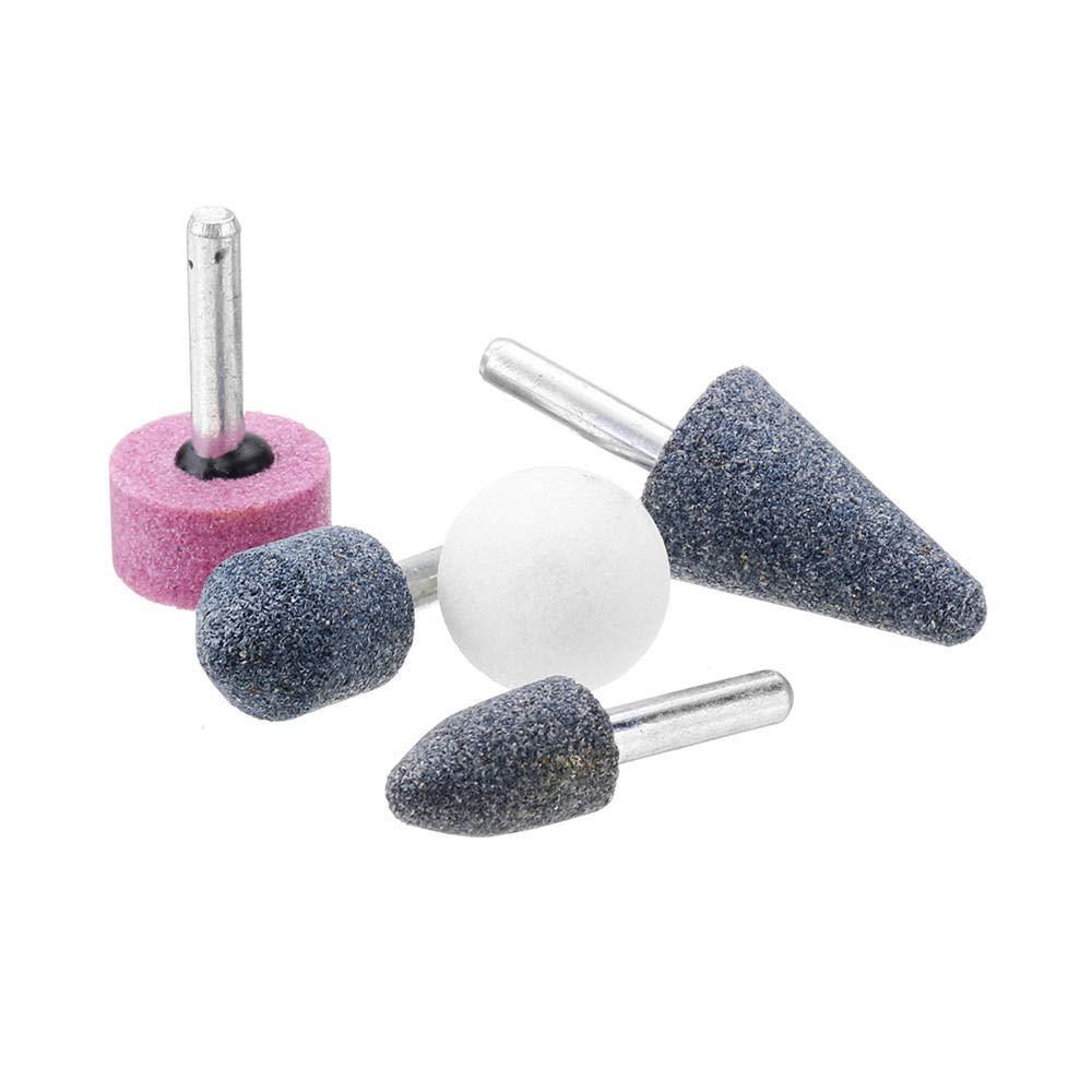 0412 -5 Pcs Shank Abrasive Mounted Stone (Multicolour) - SkyShopy 0412 -5 Pcs Shank Abrasive Mounted Stone (Multicolour) - SkyShopy